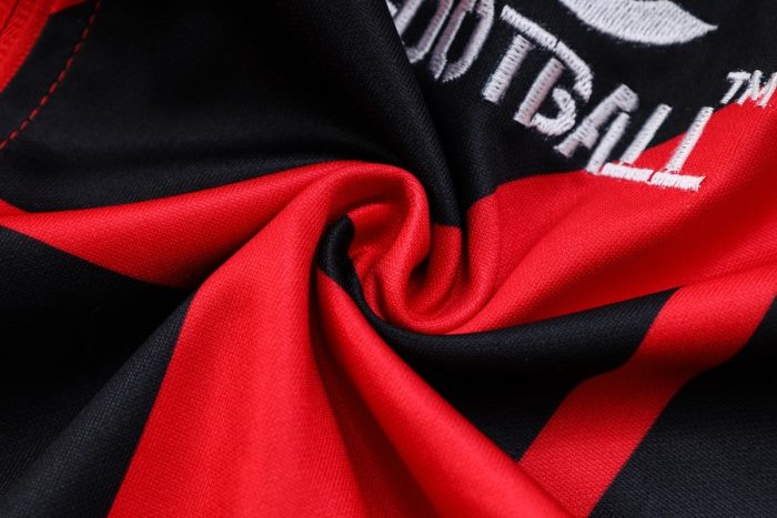AC Milan Red Full Body Spray Ink Long Zipper Jacket - 图片 3