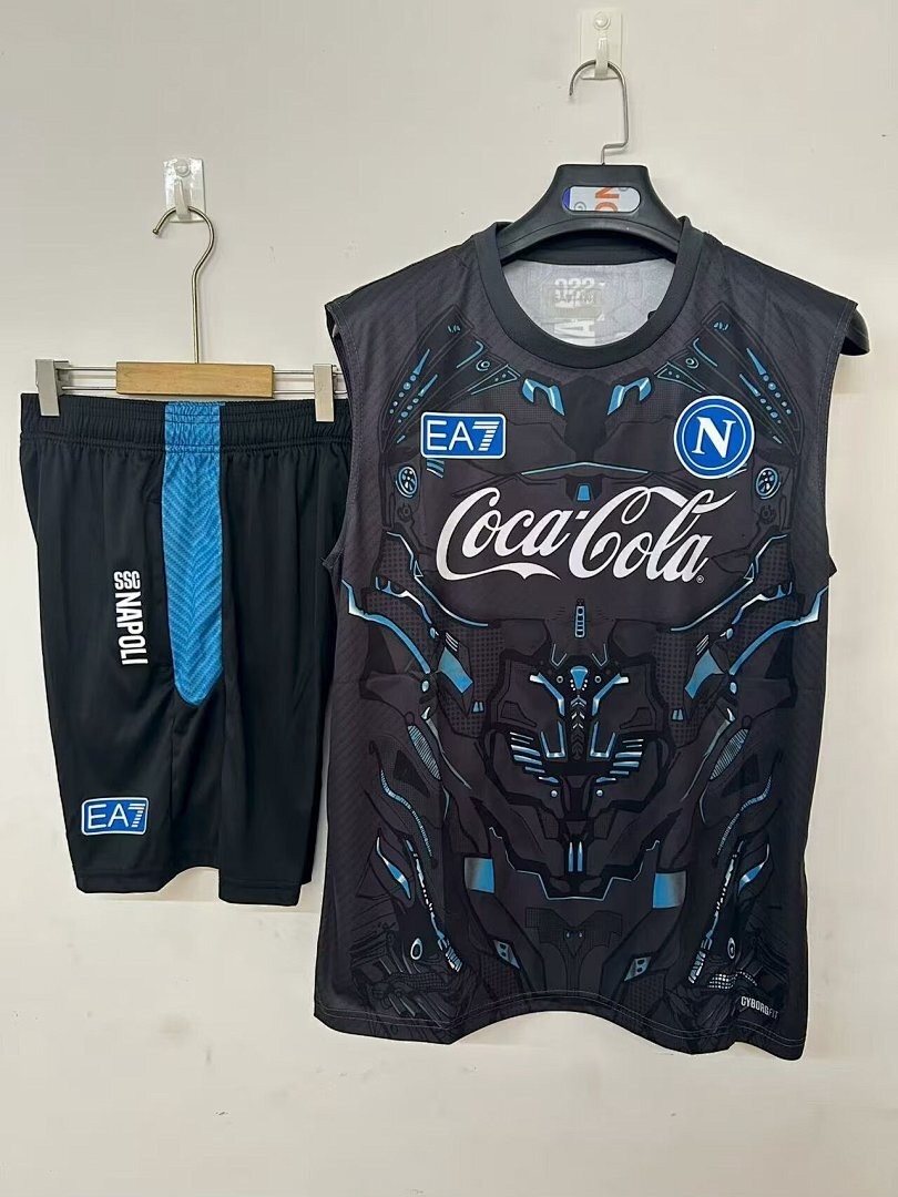 25/26 Napoli Training Jersey Black