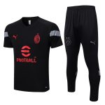 AC Milan 22-23 Black Short Sleeve Training Suit - 图片 4