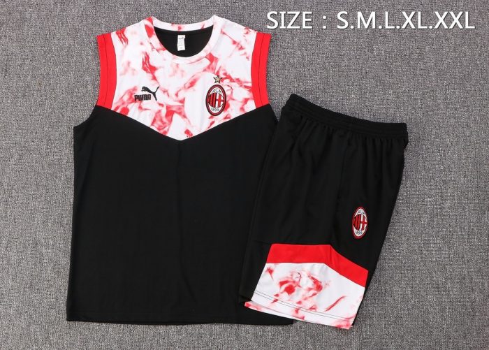 AC Milan 22/23 Black Vest - 图片 2