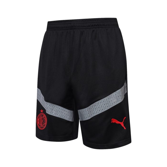 AC Milan 2022-2023 Black Short Sleeve Training Set (with 5-Panel Shorts) - 图片 3