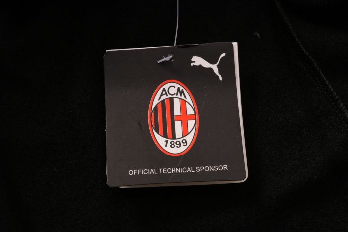AC Milan 2021 Long Zip Hoodie Black - 图片 6