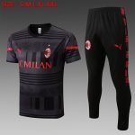 AC Milan 22-23 Grey Short Sleeve Training Suit