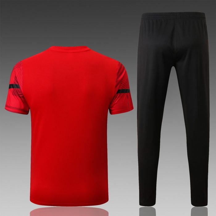 AC Milan 22-23 Red Short Sleeve Training Suit - 图片 2