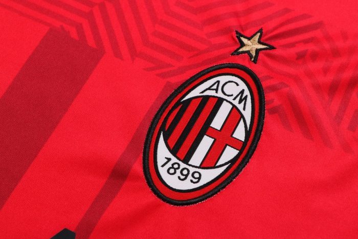 AC Milan 22-23 Red Short Sleeve Training Suit - 图片 8