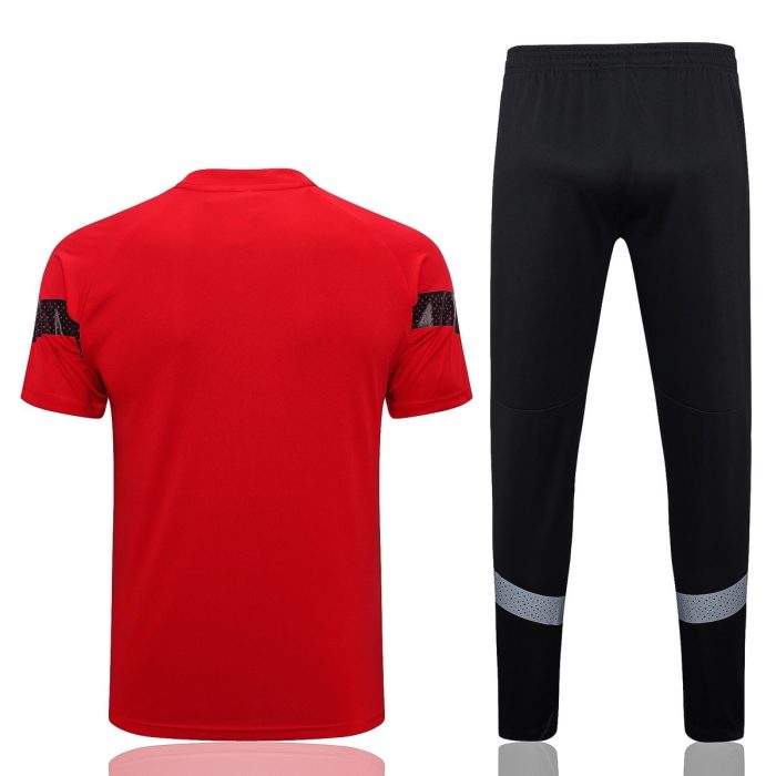 AC Milan 22-23 Red Short Sleeve Training Suit - 图片 3
