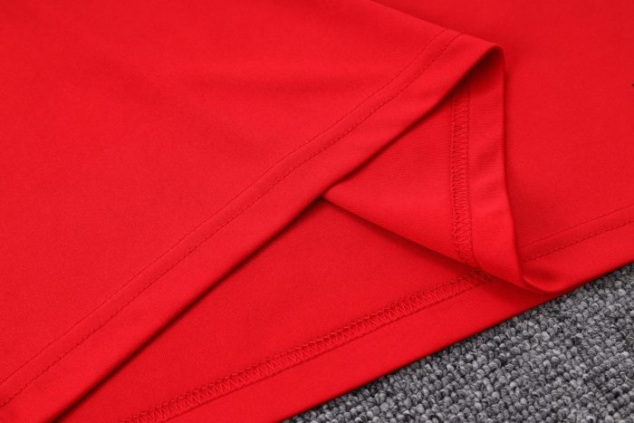 AC Milan 2022-2023 Red Short Sleeve Training Suit (with 5-Panel Shorts) - 图片 4