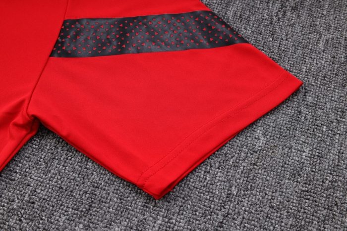 AC Milan 2022-2023 Red Short Sleeve Training Suit (with 5-Panel Shorts) - 图片 5