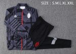 AC Milan 22/23 Long Zip Jacket Black Grey (Spray Ink) - 图片 2