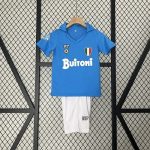 Napoli 1987-1988 Home Kids Jersey