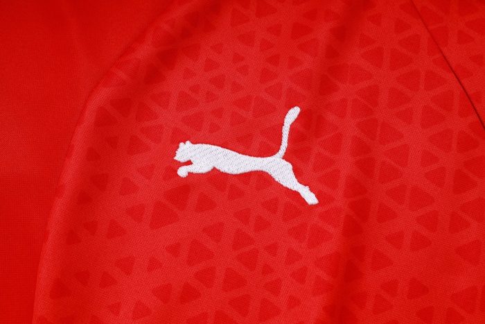AC Milan 23-24 Half-Zip Red Ink (White Logo) - 图片 5