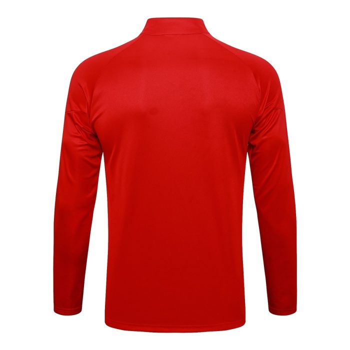 AC Milan 23-24 Half-Zip Red Ink (White Logo) - 图片 7