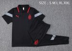 AC Milan 23-24 Polo Shirt Black - 图片 2