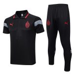 AC Milan 23-24 Polo Shirt Black - 图片 8