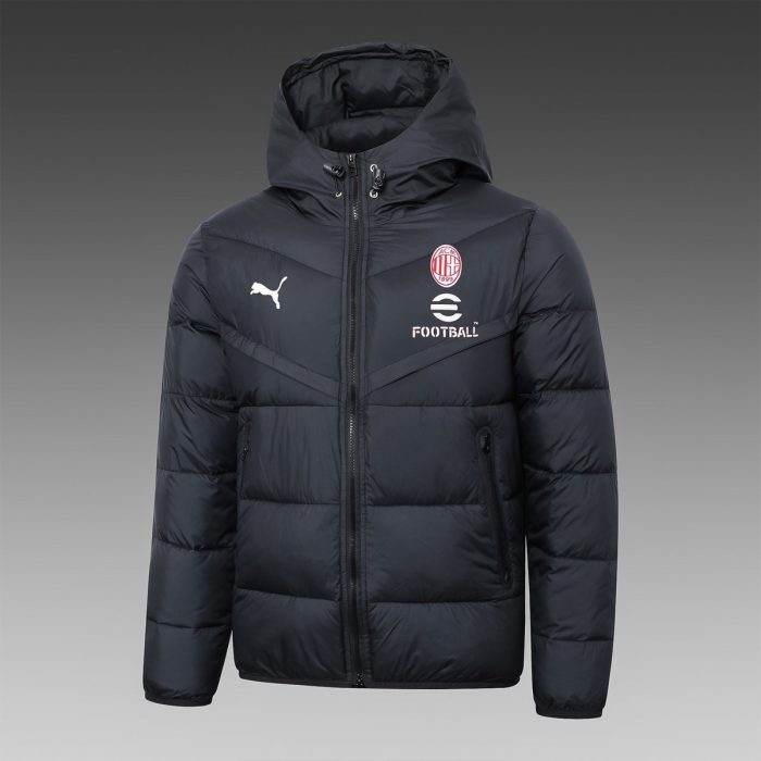 AC Milan 23-24 Black Cotton Jacket - 图片 2