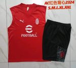 AC Milan 23-24 Red Vest - 图片 9