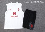AC Milan 23-24 White Vest with Red Badge - 图片 2