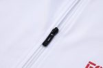 AC Milan 23-24 Long Zip Jacket White (Red Logo) - 图片 5