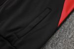 AC Milan 23-24 Long Zip Jacket Black (White Logo) - 图片 4