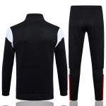 AC Milan 23-24 Long Zip Jacket Black (White Logo) - 图片 7