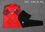 Napoli 23-24 Red Half-Zip Jacket - 图片 2
