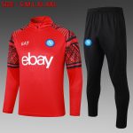 Napoli 23-24 Red Half-Zip Jacket - 图片 8