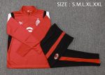AC Milan 23-24 Half-Zip Jacket Red (White Black Shoulder) - 图片 2