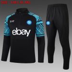 Napoli 23-24 Black Half-Zip Jacket
