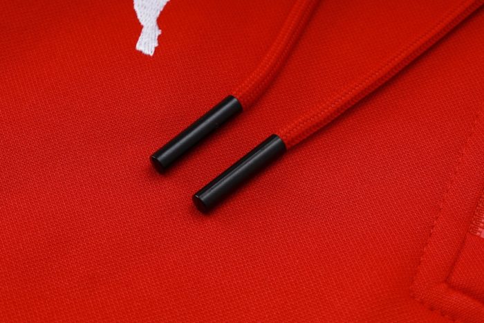 AC Milan 23-24 Half-Zip Hoodie Red - 图片 6