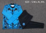 Napoli Blue Spray Long Zipper Jacket - 图片 2
