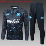 Napoli Semi-Zip Jacket Dark Grey Ink Splatter - 图片 2