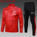 Napoli 24-25 Red Splatter Long Zipper Jacket