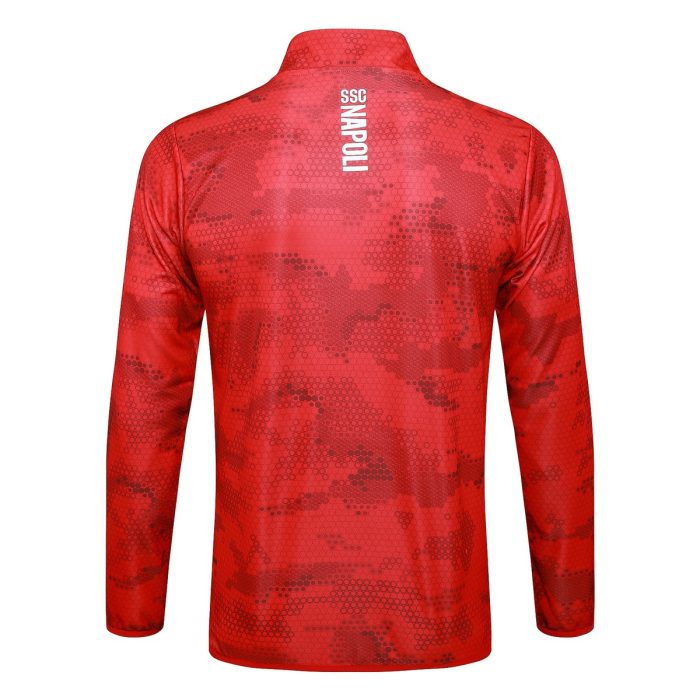 Napoli 24-25 Red Splatter Long Zipper Jacket - 图片 7