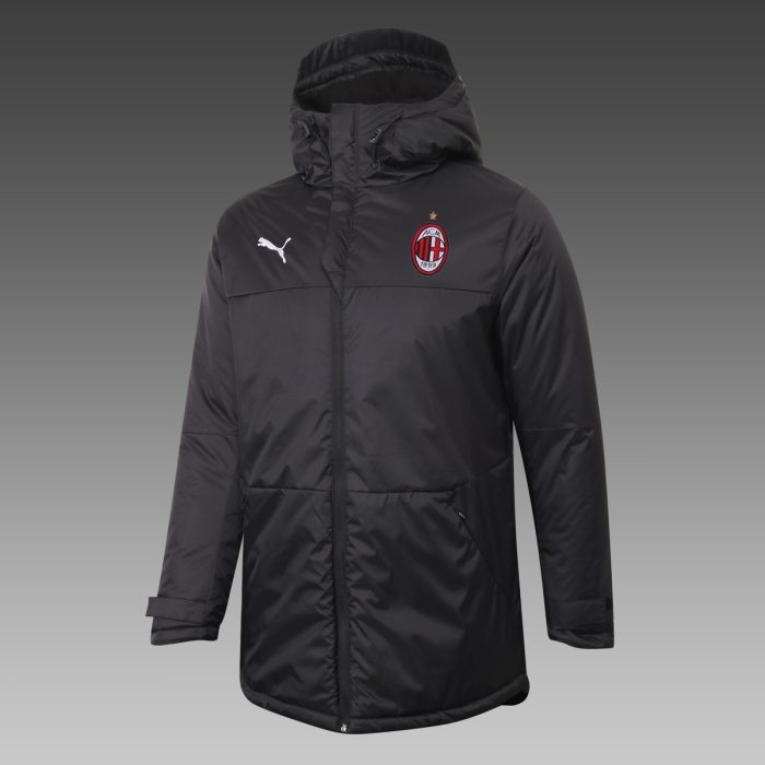2021 AC Milan Black Cotton Jacket - 图片 3