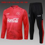 Naples 24-25 Red Splatter Half-Zip Jacket Kids