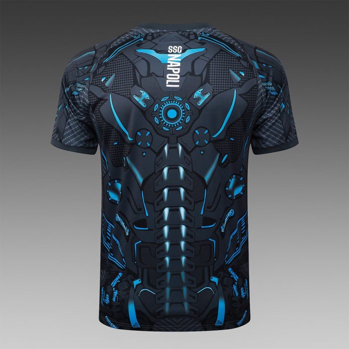 Napoli Dark Grey Splatter Short Sleeve Training Suit - 图片 7