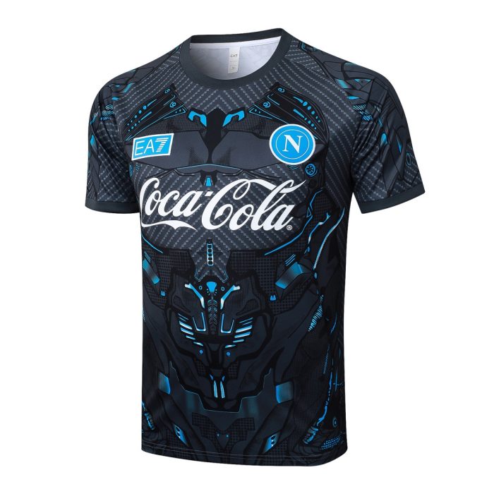 Napoli Dark Grey Splatter Short Sleeve Training Suit - 图片 8