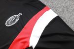 AC Milan 23-24 Black Short Sleeve Training Set with Pants - 图片 6