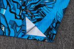 Napoli Blue Splatter Short Sleeve Training Suit - 图片 4