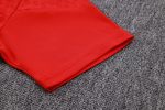 AC Milan 23-24 Red Short Sleeve Training Suit with 5-Panel Shorts - 图片 4