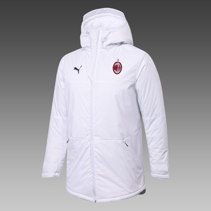 2021 AC Milan White Cotton Jacket - 图片 3