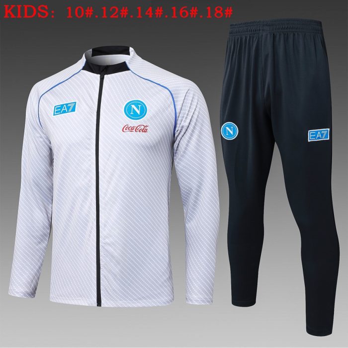 Napoli Light Grey Spray Print Kids - 图片 2