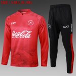 Napoli 24-25 Red Splatter Half-Zip Jacket