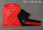 Napoli 24-25 Red Splatter Half-Zip Jacket - 图片 2