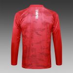 Napoli 24-25 Red Splatter Half-Zip Jacket - 图片 8