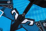 Napoli Blue Ink Splatter Half-Zip Jacket - 图片 6