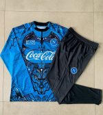 Napoli Blue Ink Splatter Half-Zip Jacket - 图片 9