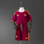 AS Roma 25/26 Home Kids Jersey