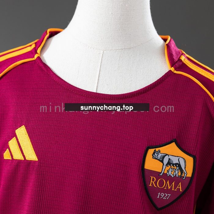 AS Roma 25/26 Home Kids Jersey - 图片 6