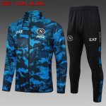 Naples 24-25 Blue Ink Spray Long Zipper Jacket